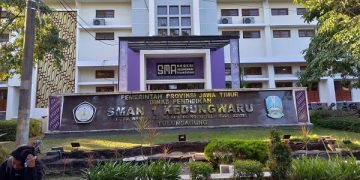 Bangunan SMAN 1 Kedungwaru Tulungagung. Foto: Bacaini/Setiawan
