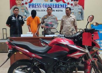 Nekat Curi Motor untuk Jajan, 2 Remaja di Kediri Diringkus Polisi