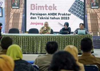 Kegiatan Bimtek ANBK di Aula Ki Hajar Dewantara. Foto: Ist