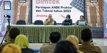 Kegiatan Bimtek ANBK di Aula Ki Hajar Dewantara. Foto: Ist