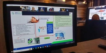 Kegiatan Sosialisasi Kemudahan Akses Layanan Program JKN-KIS secara daring. Foto: Ist