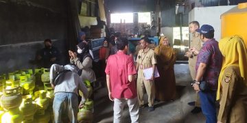 Sidak pangkalan LPG tanggapi isu kelangkaan LPG bersubsidi. Foto: Ist