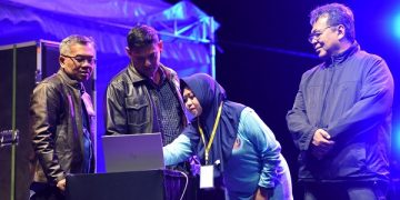 Wali Kota Kediri pada kegiatan di Tirtayasa Park. Foto: Ist