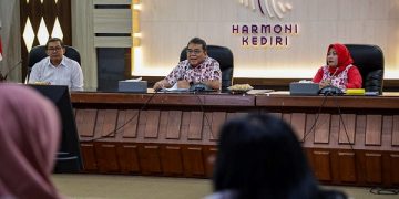 Penilaian Kota Sehat oleh Kementerian Kesehatan di Ruang Joyoboyo. Foto: Ist