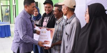 Wali Kota Kediri serahkan Bantuan Modal DBHCHT Tahun 2023. Foto: Ist