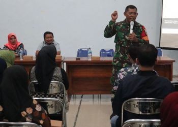 Kegiatan penyuluhan bahaya narkoba di Kelurahan Pojok Rabu malam. Foto: Ist