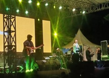 Penampilan Rizky Febian Meriahkan Malam Puncak Bhakta Music Festival 2023