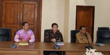 Tiga calon Pj Bupati Tulungagung. Foto: Bacaini/Setiawan