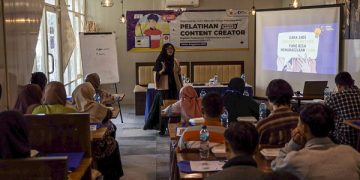 Pelatihan Konten Kreator membuka pelatihan Dinkop UMTK Kota Kediri. Foto: Ist