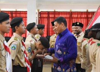 Wali Kota Kediri Lepas Kontingen Kota Kediri pada RAINAS XII