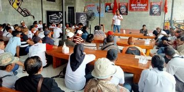 Deklarasi DPC Pro Jokowi se-Jatim di Kantor DPC Jombang. Foto: Bacaini/Syailendra