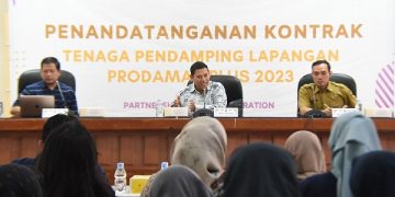 Rakor tenaga pendamping lapangan Prodamas di Ruang Kilisuci. Foto: Ist