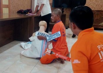 TKP Pembunuhan Perempuan dalam Karung Diungkap Lewat Reka Adegan