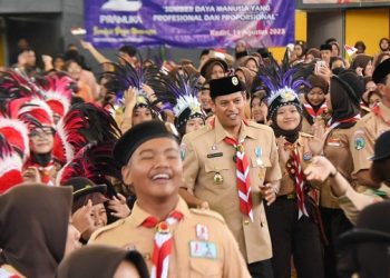 Wali Kota Kediri Pimpin Apel Besar HUT Pramuka Ke-62
