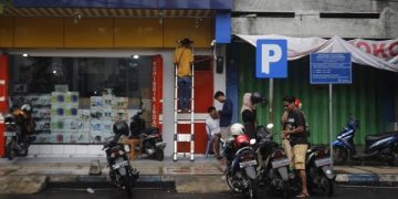 Salah satu kawasan bebas parkir di Tulungagung. Foto: Bacaini/Setiawan