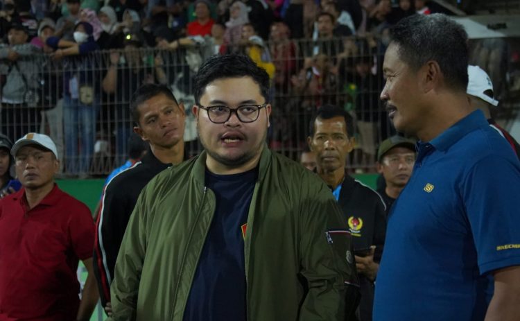 Rebut Medali Perak, Mas Dhito Apresiasi Tim Sepak Bola Kabupaten Kediri
