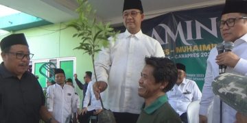 Pakai Simbol Sawo Kecik, Pasangan AMIN Didoakan Kiai Kampung dan Pesantren Menang Pilpres 2024