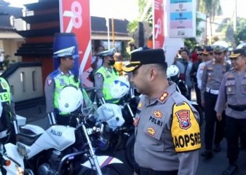 Operasi Zebra Semeru 2023, Kapolres Kediri Kota Cek Kesiapan Anggota