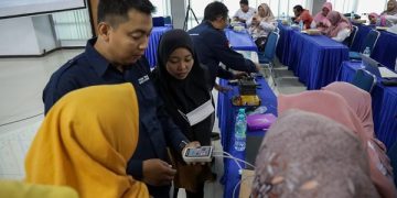 Antusiasme peserta bimtek pelaksanaan ANBK 2023. Foto: Ist