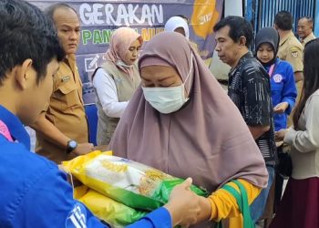 Harga Beras Masih Tinggi, Warga Kota Kediri Serbu Operasi Pasar Beras
