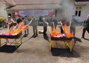 3 Kali Pemusnahan, Kasus Narkoba di Kota Kediri Masih Dominan
