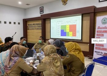 Pelatihan keselamatan pasien di RSUD dr. Iskak. Foto:istimewa