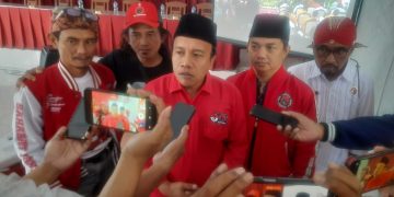 PDIP Trenggalek siap tempur habis-habisan menangkan Ganjar-Mahfud. (foto/Aby/Bacaini)