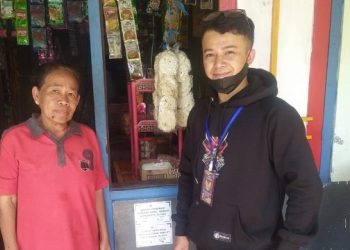 Petugas Disperdagin survei lapangan untuk penuhi kuota penerima Banmod 2023. Foto: Ist