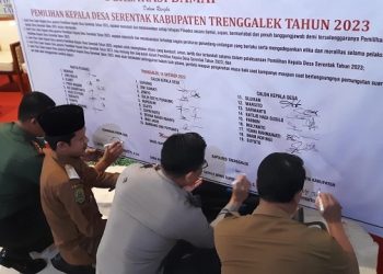 Wabup Syah Berharap Pilkades Serentak di Trenggalek Berjalan Aman