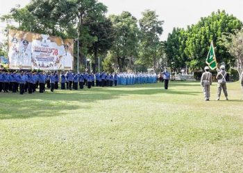 Pemkot Kediri Gelar Upacara Bendera Hari Jadi Provinsi Jatim ke-78