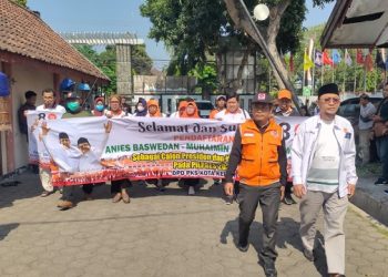 Dukung Pendaftaran AMIN, DPC PKS Datangi Kantor KPU Kota Kediri