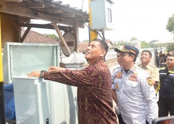 5 Palang Pintu Perlintasan Kereta Api di Kota Kediri Selesai Dibangun
