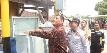5 Palang Pintu Perlintasan Kereta Api di Kota Kediri Selesai Dibangun