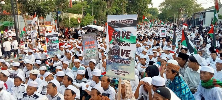 Dahsyat! Aksi Solidaritas Palestina Dalam Sekejap Kumpulkan Dana Ratusan Juta