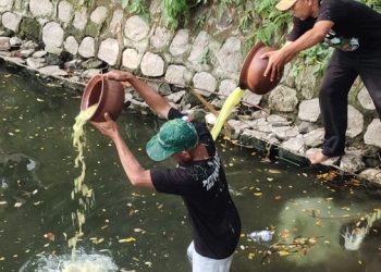 Berharap Turun Hujan, Petani di Kediri Gelar Ritual Sedekah Dawet