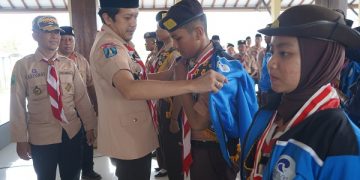 Pelepasan Kontingen Kabupaten Trenggalek Raimunda Jatim 2023. Foto: Ist