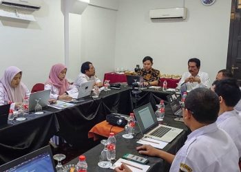 Bimtek penerapan SPLP bagi staf programmer Bidang Aptika. Foto: Ist