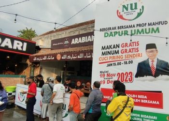 Bergerak Bersama Mahfud MD, Nahdliyin United Gelar Acara Makan Gratis