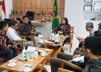 Pertemuan di ruang kerja PJ Wali Kota Kediri Zanariah. Foto: Ist