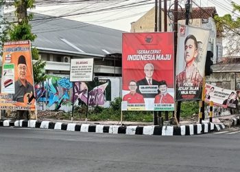 Bawaslu Kota Kediri Diminta Adil Tertibkan Alat Kampanye