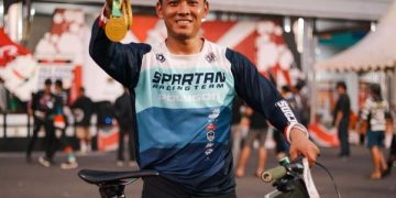Lelang Sepeda Demi Palestina, Apa yang Dicari Atlet Downhill Nasional Afos Katana?. (foto/ist)