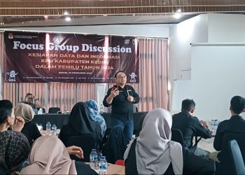 KPU Kabupaten Kediri Gelar FGD Kesiapan Data dan Informasi