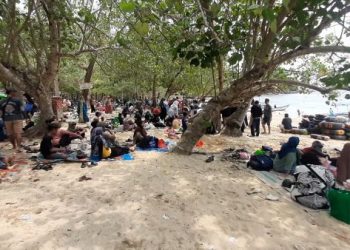 Libur Nataru, Pasir Putih Trenggalek Panen Ribuan Wisatawan