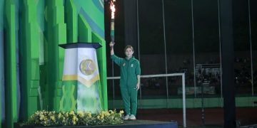 Hore! Pemkab Blitar Kucurkan Reward Atlet Porprov Awal 2024 . Foto saat pembukaan Porprov Jatim 2023. (foto/ist)