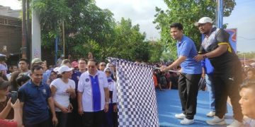 SBY Senang Bisa Mlaku Bareng Ribuan Warga Kediri: Mereka Masih Ingat Saya. (foto/Bacaini)