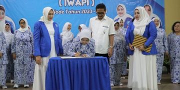Prosesi pelantikan DPC IWAPI Kota Kediri Periode 2023-2028. Foto: Ist
