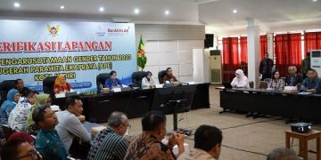 Verifikasi Lapangan Anugerah Parahita Ekapraya di Ruang Joyoboyo Balai Kota Kediri. Foto: Ist