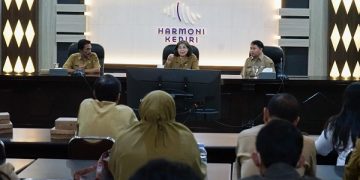 Evaluasi Kinerja PIC SI-MALIK di Ruang Joyoboyo Balai Kota Kediri. Foto: Ist