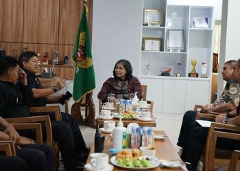 Pertemuan membahas rencana kolaborasi pelatihan kerja bagi para narapidana Lapas Kelas IIA Kediri. Foto: Ist