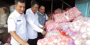 Jelang Nataru, Satgas Pangan Kota Kediri Gelar Sidak Pasar